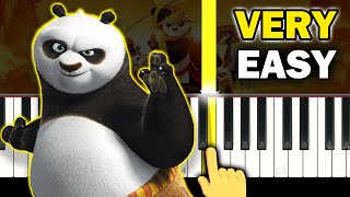 Kung Fu Panda  Oogway Ascends  VERY EASY Piano tutorial [upl. by Salvay]