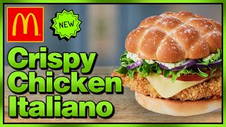 McDonalds Crispy Chicken Italiano Review [upl. by Sana559]