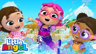 Jill The Mermaid  Little Angel Kids Songs amp Nursery Rhymes [upl. by Naitsihc891]