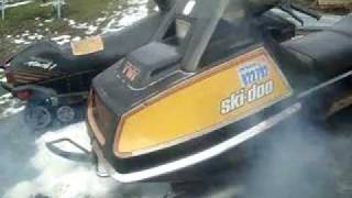 1978 Skidoo TNT 440 cold start [upl. by Norry]