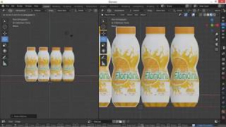 Tutorial Desain Mockup Kemasan Botol Minuman amp Memberi Label pada Blender 3D 282 untuk PEMULA [upl. by Danica]