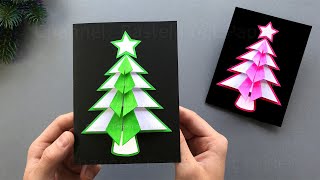 Basteln für Weihnachten Weihnachtskarten mit Papier als Weihnachtsgeschenke selber machen 🎄 [upl. by Jule]