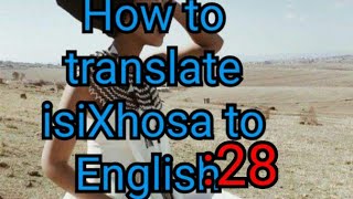 Xhosa clicks with X [upl. by Einafats621]