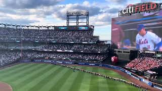 Game 3 NLDS Mets Lineup introductions [upl. by Ludwog]