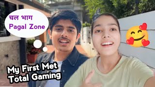 I Met AJJUBHAI after Total Gaming Face Reveal 😱 TotalGaming093 [upl. by Vasquez]