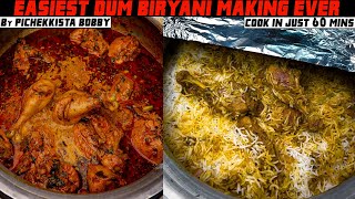 This is the only way to make delicious CHICKEN DUM BIRYANI IN JUST ONE HOUR 1KG CHICKEN DUM BIRYANI [upl. by Annazus]