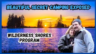 Beautiful SECRET Camping EXPOSED Wilderness Shores Recreation Sites [upl. by Lenssen]