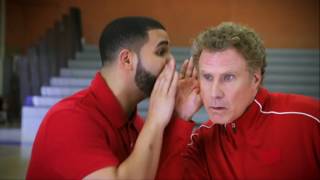 Drake and Will Ferrell Handshake Lessons  NBA Awards 2017  NBA on TNT [upl. by Amhser]