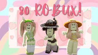 21 Girl Outfits 80 Robux [upl. by Hobie]