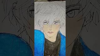 Anime boy drawing 😍sakshiart animeboy [upl. by Napas]