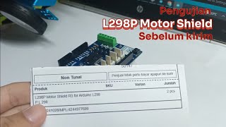 4244977699 test uji L298P Motor Shield R3 for Arduino L298 P L 298 [upl. by Ada]