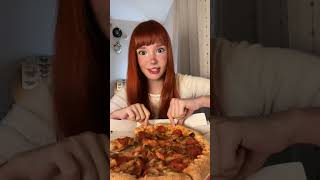 PROVANDO PIZZA DO JAPÃO mukbang japao pizza vidanojapão asia provando shorts prizza [upl. by Naruq929]