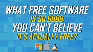 What Free Software Is So Good You Cant Believe Its Actually Free [upl. by Golden]