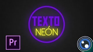 Luz de Neón en Premiere Pro  Tutorial [upl. by Toombs]