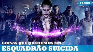 COISAS QUE QUEREMOS VER EM ESQUADRÃO SUICIDA  Pocket 20 [upl. by Ytsihc]