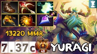 Yuragi  Natures Prophet Carry  13220 MMR  737c  Immortal Dota [upl. by Ahola]