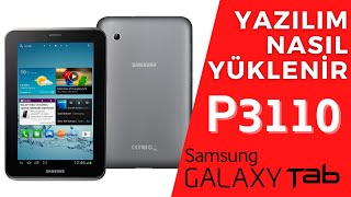 Samsung Galaxy Tab 7 2 P3110 nasıl yazılım yüklenir [upl. by Anneres]