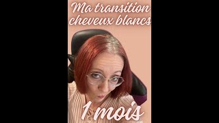 👩‍🦳Début transition cheveux blancs👩‍🦳 [upl. by Alolomo]