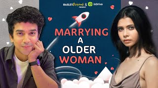 Marrying A Older Woman Ft Shreya Gupto amp Usmaan  Hasley India  Web Series  Side By Side [upl. by Auqenes810]