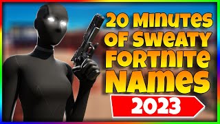 20 Minutes Of Tryhard Fortnite Names [upl. by Wixted]