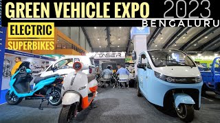 Green Vehicle Expo 2023 Bengaluru  Complete Tour  BIEC  Bengaluru International Exhibition Centre [upl. by Reinald]