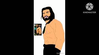 Drawing Román Reigns head of the table  WWE Jonny arts [upl. by Nanreit369]