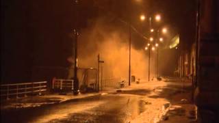 Giant waves lash seafront in Welsh town of Aberystwyth [upl. by Valleau]