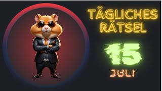 15 Juli Lösung Tägliches Rätsel Hamster Kombat [upl. by Eeruhs]