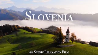 Slovenia 4K  Scenic Relaxation Film With Calming Music [upl. by Bixler763]