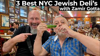 3 Best Jewish Deli’s in New York City with Zamir Gotta [upl. by Helse137]