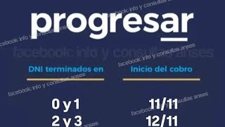 BECAS PROGRESAR FECHAS DE PAGOS NOVIEMBRE 2024 [upl. by Ahtan]