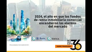 DF cumple 36  Fondos de renta inmobiliaria comercial encendieron las alarmas del mercado en 2024 [upl. by Pani753]