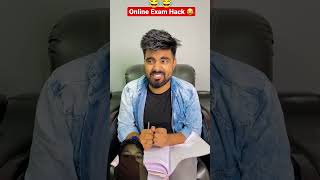 Online Exam Hack😂 Try this at your ownrisk🛑dushyantkukreja shorts [upl. by Anastas]