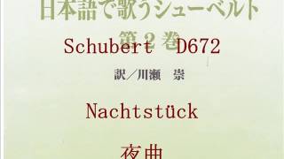 Schubert D672 Nachtstück 夜曲 [upl. by Irrehs]