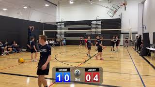 Set 2 semis Ballhawks vs Waterloo u15 Nov 9 2024 [upl. by Herzel]