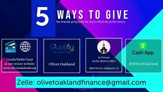 Olivet Oakland Live Stream [upl. by Tertia]