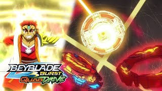 Phelix vs Rashad BEYBLADE BURST QUADDRIVE EPISODE 23 HD [upl. by Airal949]