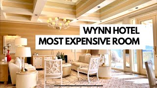 🤯 Rating the most expensive hotel room at the Wynn in Las Vegas How much was it Worth it or nah [upl. by Hagar]