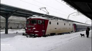 Tren blocat în zăpadă [upl. by Katusha]