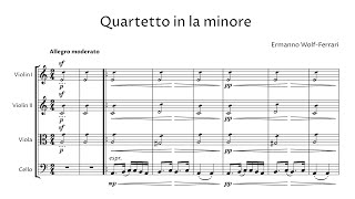 Ermanno WolfFerrari – String Quartet in A minor [upl. by Bran192]