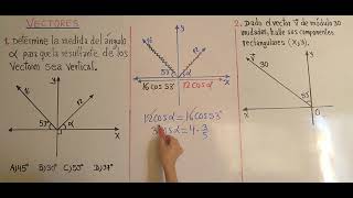 Vectores Descomposición Rectangular [upl. by Dalton50]