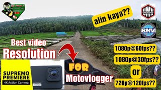 Supremo Premiere 4K Action Cam  Best Video Resolution  Pili tayo for motovlog [upl. by Oirogerg]