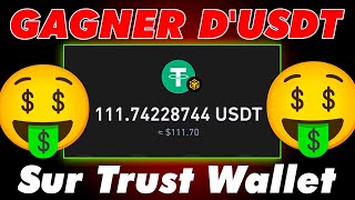 Voici Comment Obtenir dUSDT sur Trust Wallet sans rien Faire ‼️ [upl. by Benilda665]