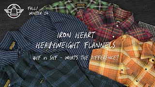 Iron Heart Heavyweight Flannels  UHF vs SHF  Whats The Difference [upl. by Gould]