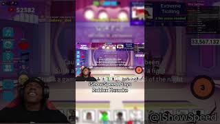 IShowSpeed iShowSpeed Plays Roblox Karaoke ishowspeed youtubeshorts earnmoney shortsearning [upl. by Alrad]