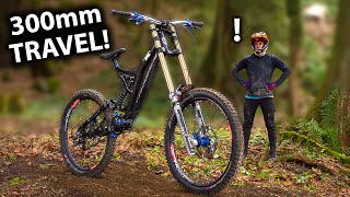 BEHOLD The BOOSTMONSTER  World’s Greatest DH Bike With 300mm of travel [upl. by Sirrap450]