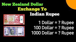 New Zealand Dollar exchange to Indian Rupee today  1 new zealand dollar to Indian rupee  NZD  INR [upl. by Haiel959]