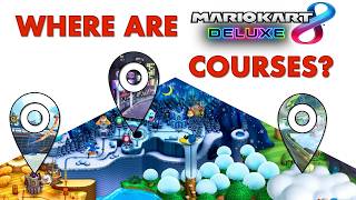 Where are Mario Kart 8 Courses Located in the Mario World [upl. by Jedd]