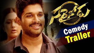 Sarrainodu Latest Comedy Trailer  Allu Arjun Rakul Preet Catherine Tresa Boyapati Sreenu [upl. by Silvain703]