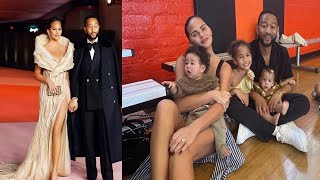 Chrissy Teigen shared some beautiful moments with all four of her kids [upl. by Agathy]